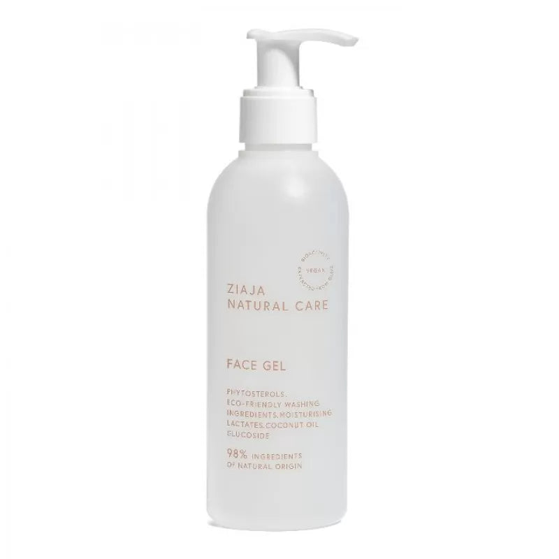 ZIAJA Gel za čišćenje lica Natural Care 190 ml