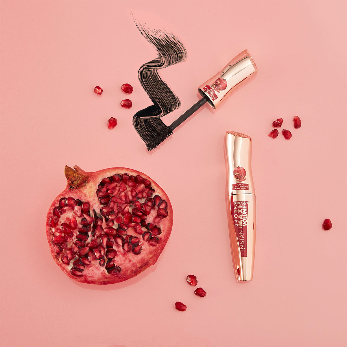 Deborah Maskara 24Ore Instant Maxi Volumen With Pomegranate Oil And Keratin