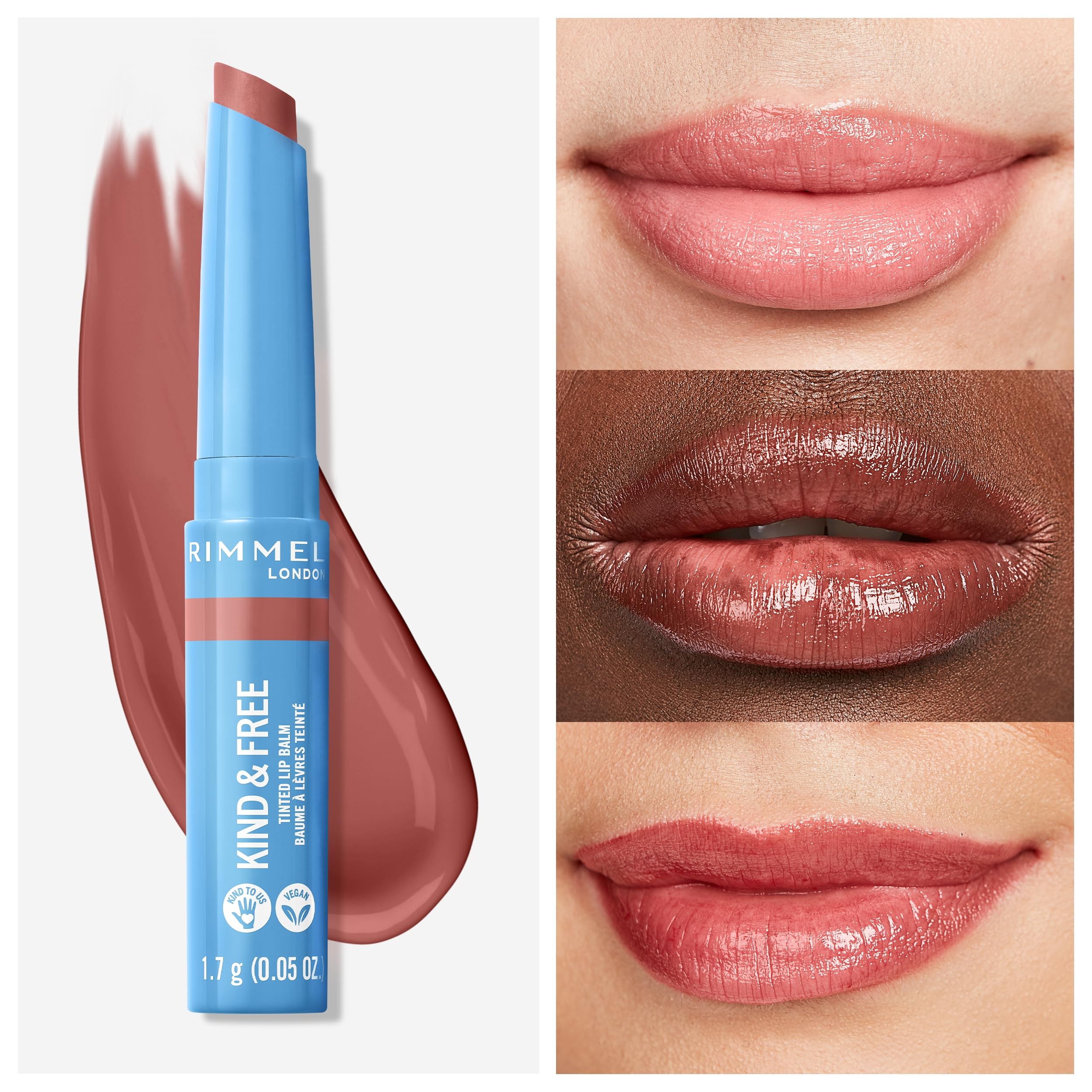 Rimmel Kind&Free Balzam 002 Natural Apricot