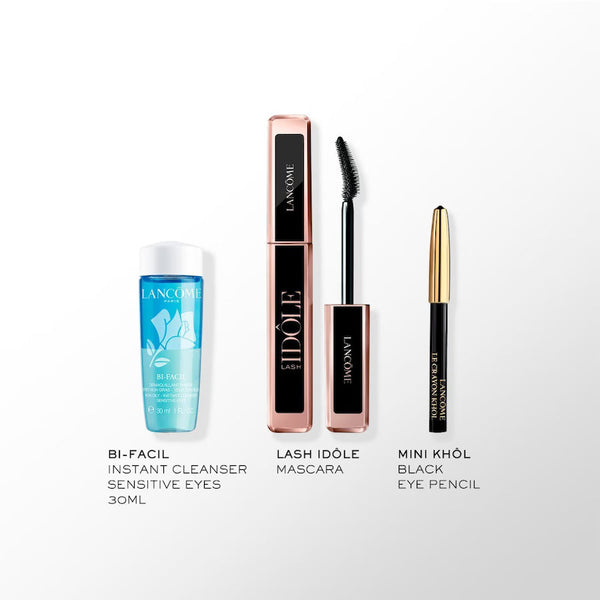 Lancôme Lash Idôle + Mini Khôl + Bi‑Facil 30 ml Set ×25
