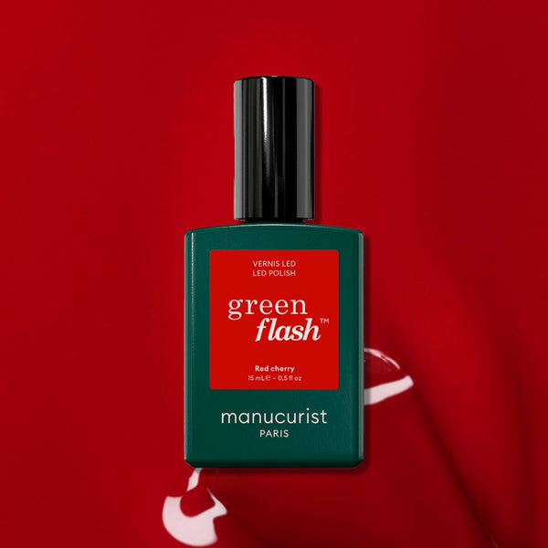 Manucurist Green Flash™ LED gel lak za nokte 15 ml – Red Cherry