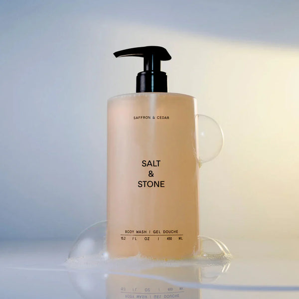 Salt & Stone Body Wash (Saffron & Cedar)