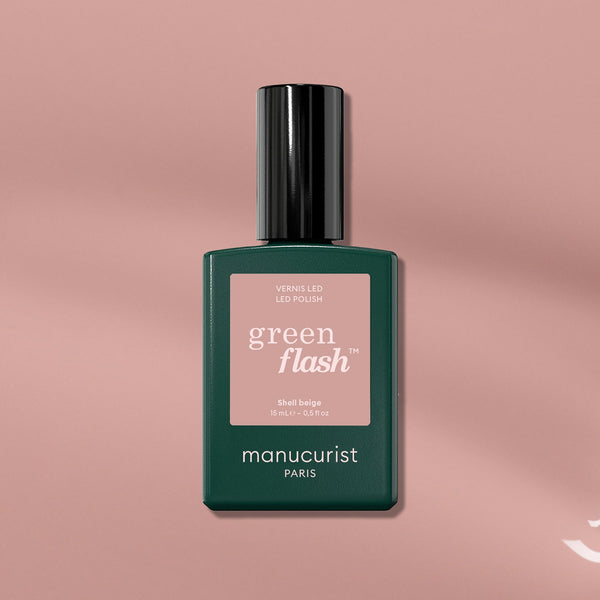 Manucurist Green Flash™ LED gel lak za nokte 15 ml – Shell Beige